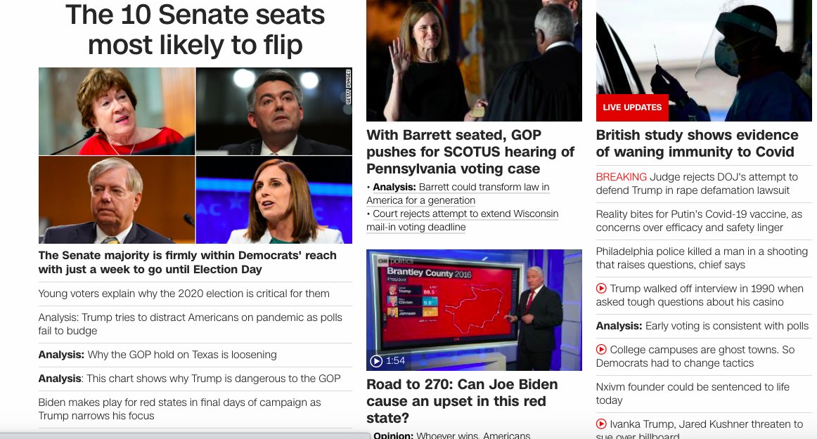 MattWalshBlog's tweet image. No mention of the Philly riots on CNN's homepage. They are going to try to memoryhole this thing in real time. BLM is going off script by rioting a week before the election. The media will have to work overtime to cover for them.