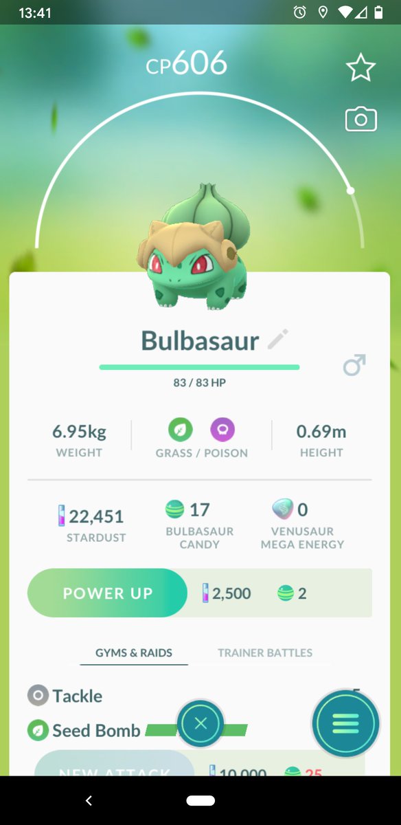Billy_Wizz_Kid's tweet photo. Two event Pokémon Bulbasaur &amp; Sableye. Not very scary for Halloween #PokemonGO #PokemonGOCommunityDay #Haloween https://t.co/OfR6qzyAb6