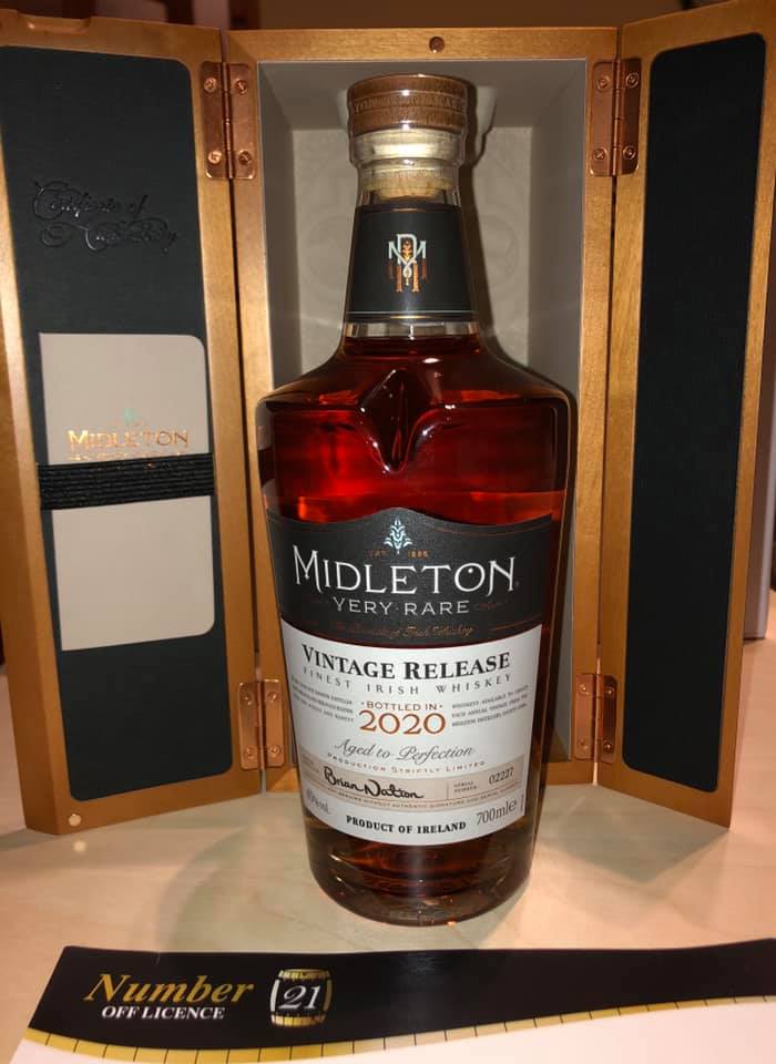 no21blarney's tweet photo. Much Talked About Midleton 2020 Arrived @no21blarney Limited @corkwhiskeyclub @CorkWhiskeySoc @IrishWhiskeySoc https://t.co/LzLVDgGMpX