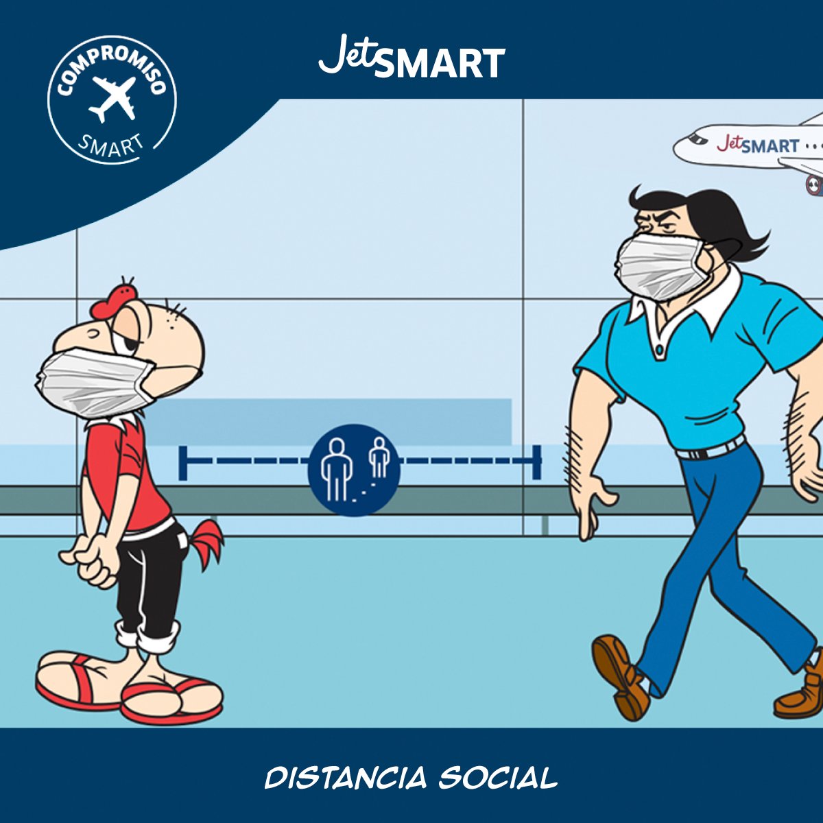 RealCondorito's tweet photo. Con el #CompromisoSMART, cuidamos de ti con todas las medidas para que vueles tranquilo y seguro. 😄
¿Te imaginas cuál es su próximo destino?
Vuela Seguro, Vuela SMART en https://t.co/XKIjXtDZC0 @VuelaJetSMART https://t.co/oAf2LJF6oB