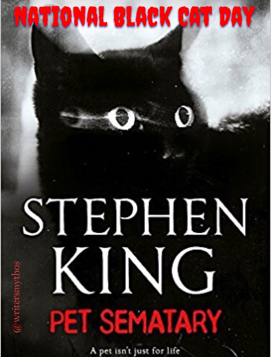 WritersMythos's tweet photo. Join us tomorrow as we discuss one of the most prolific #horror #writers working today. 

#stephenking has written and collaborated on over 85 books. His works have been adapted to the big and small screen  

For #NationalBlackCatDay Show us your favorite furry fiends https://t.co/MqZnsnKFqI