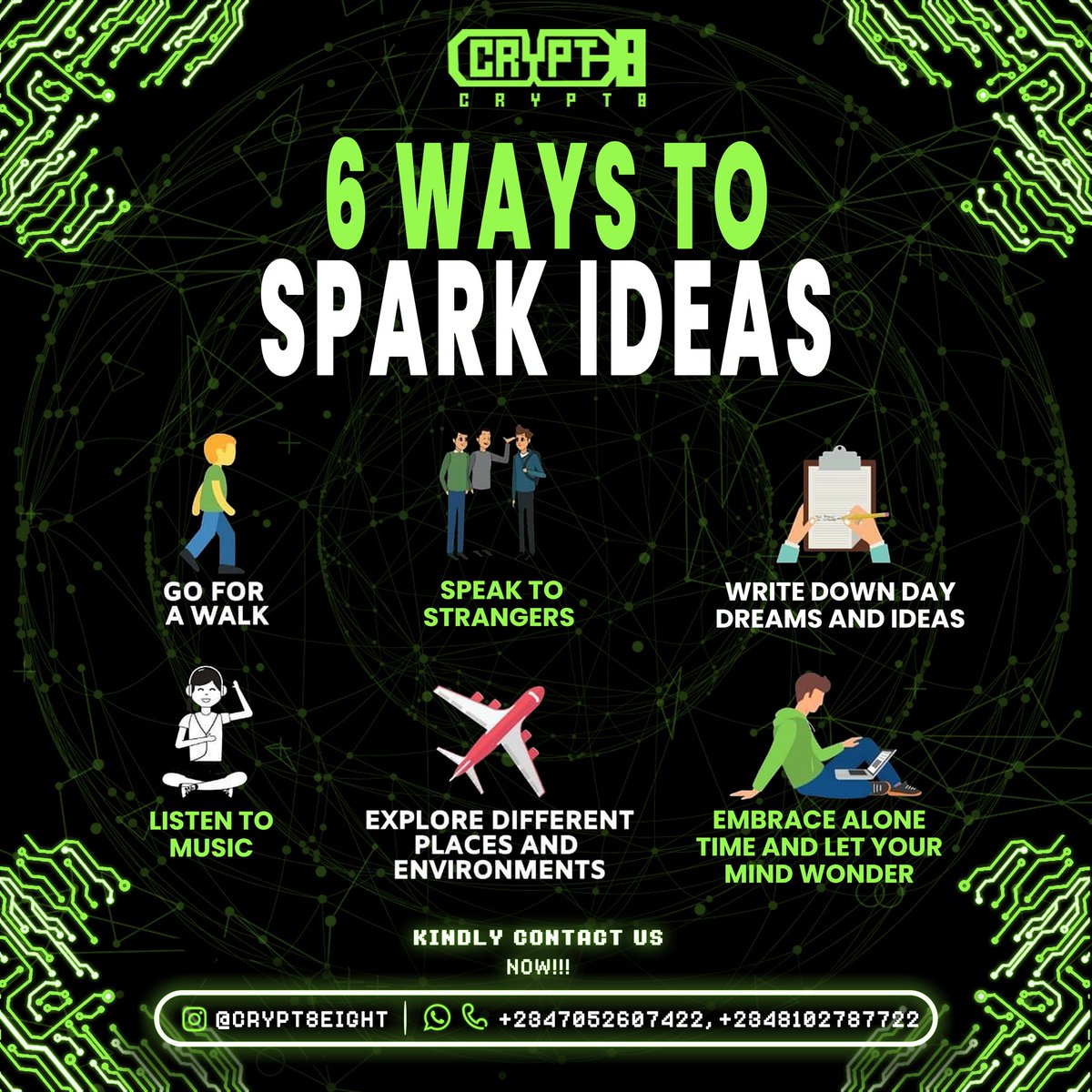 Crypt8eight's tweet photo. Add these to your routine. You'll find them useful.
#CRYPT8 https://t.co/hao2mkQGK9