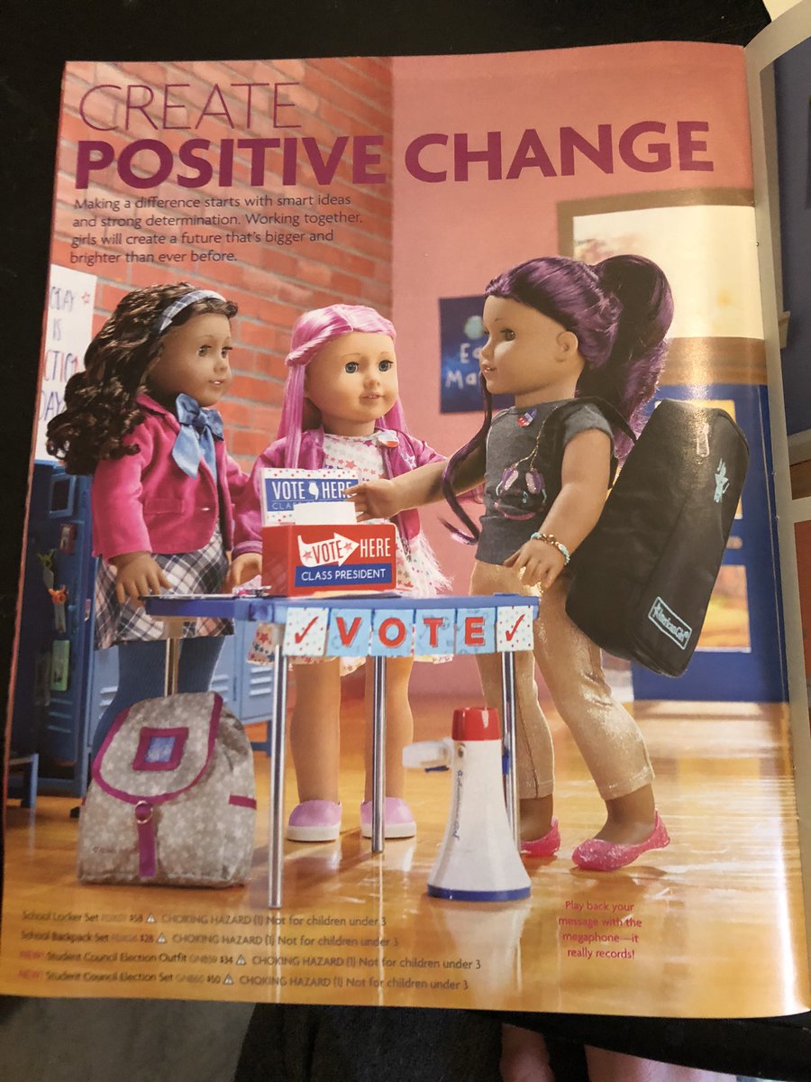 KirbieSondreal's tweet photo. IMAGINE the embarrassment of American Girl dolls being more politically active than you https://t.co/HLht5gxk6G