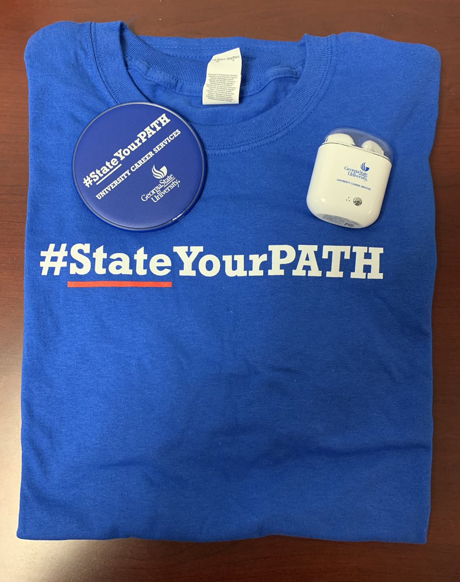 PantherCareer's tweet photo. THIS COULD ALL BE YOURS! 😱😌

Log into https://t.co/oAwVLkRtLd and attend the virtual sessions for the 2020 Virtual Graduate School Fair for a chance to win! This package includes a t-shirt, wireless headphones and a wireless charging pad. #StateYourPath https://t.co/kFp89FXHnW