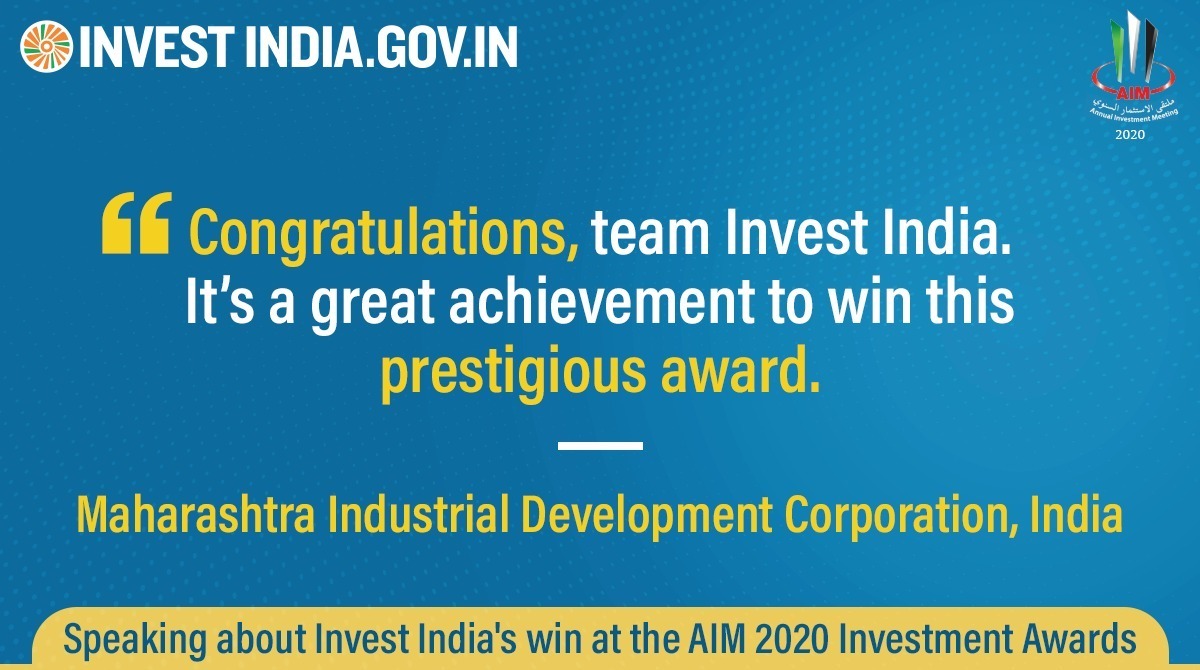 investindia's tweet photo. #InvestIndia

Thank you @midc_india. We are delighted to be a part of #NewIndia's growth story! 📈

#AIMDigital @UNCTAD @MahaDGIPR https://t.co/oyKGRu42Zm