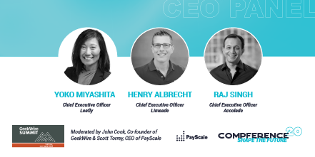 Limeade's tweet image. This year has accelerated the future of work - and with change comes opportunity. Join Limeade CEO @henryalbrecht alongside @rsingh68, @yokomiyashita, @torreysc and @johncook for our Shaping the Future Workplace CEO Panel at #Compference20 (&amp;amp; #GWSummit). bit.ly/3mkCJqX