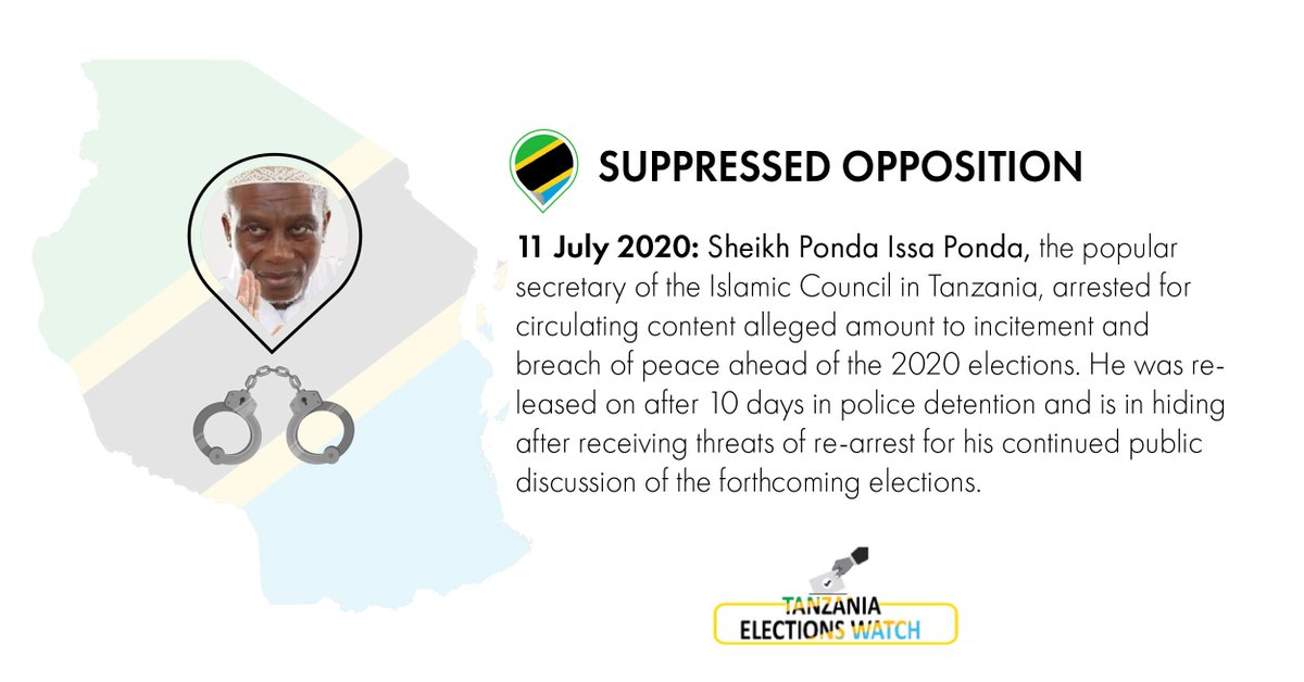 Sheikh Ponda was released on 21 July 2020 after 10 days in police detention and is in hiding after receiving threats of being re-arrested for his continued public discussions ofthe forthcoming elections.