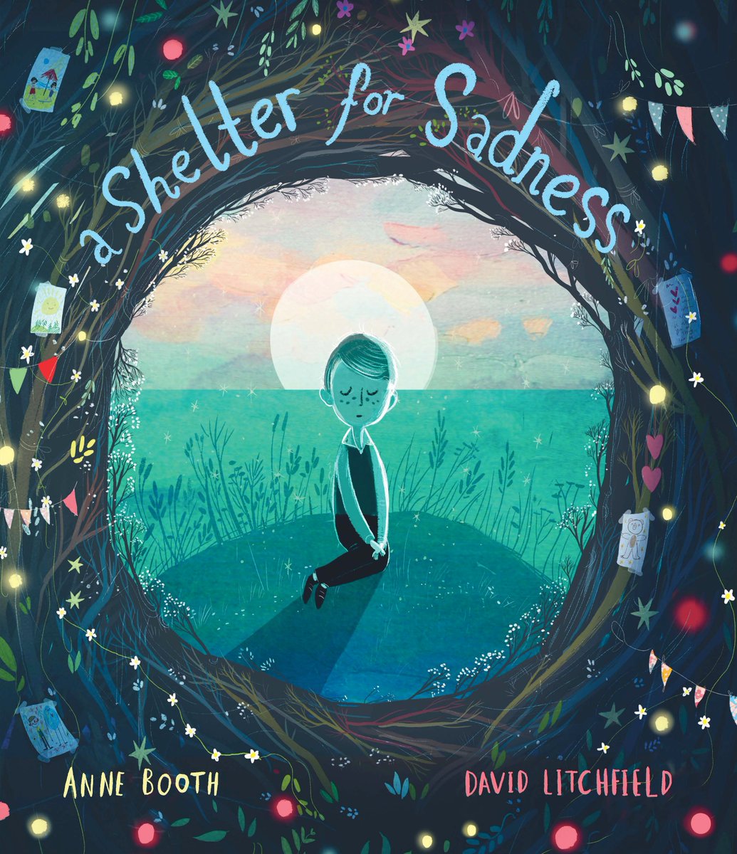 New Book Alert! I am incredibly happy to share the cover for 'A Shelter For Sadness' a new picture book written by the absolutely lovely and amazing <a href="/Bridgeanne/">Anne Booth 💙</a> and illustrated by Me. Published by <a href="/templarbooks/">Templar Books</a> on 21st January 2021 ♥️