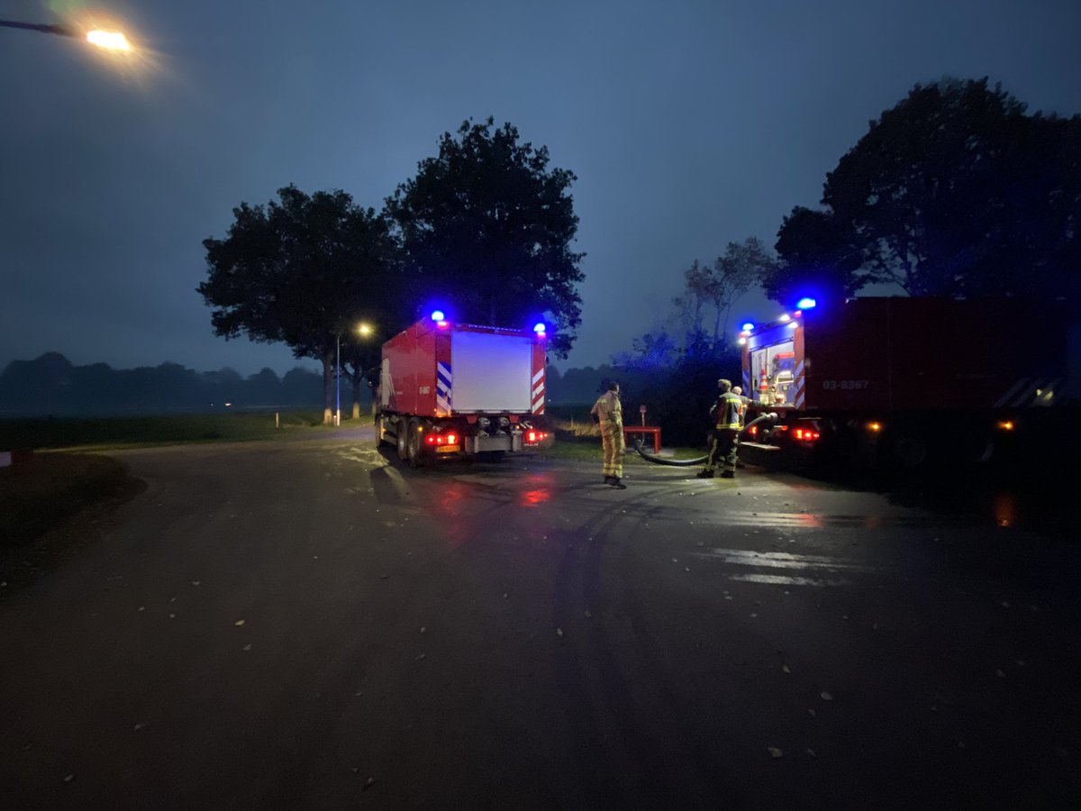 Melding grote brand Zweeloo