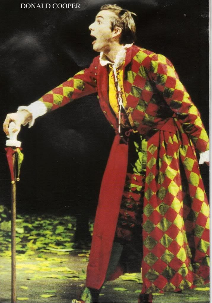touchstone (1996-1997) when he was 25 for shakespeares as you like it