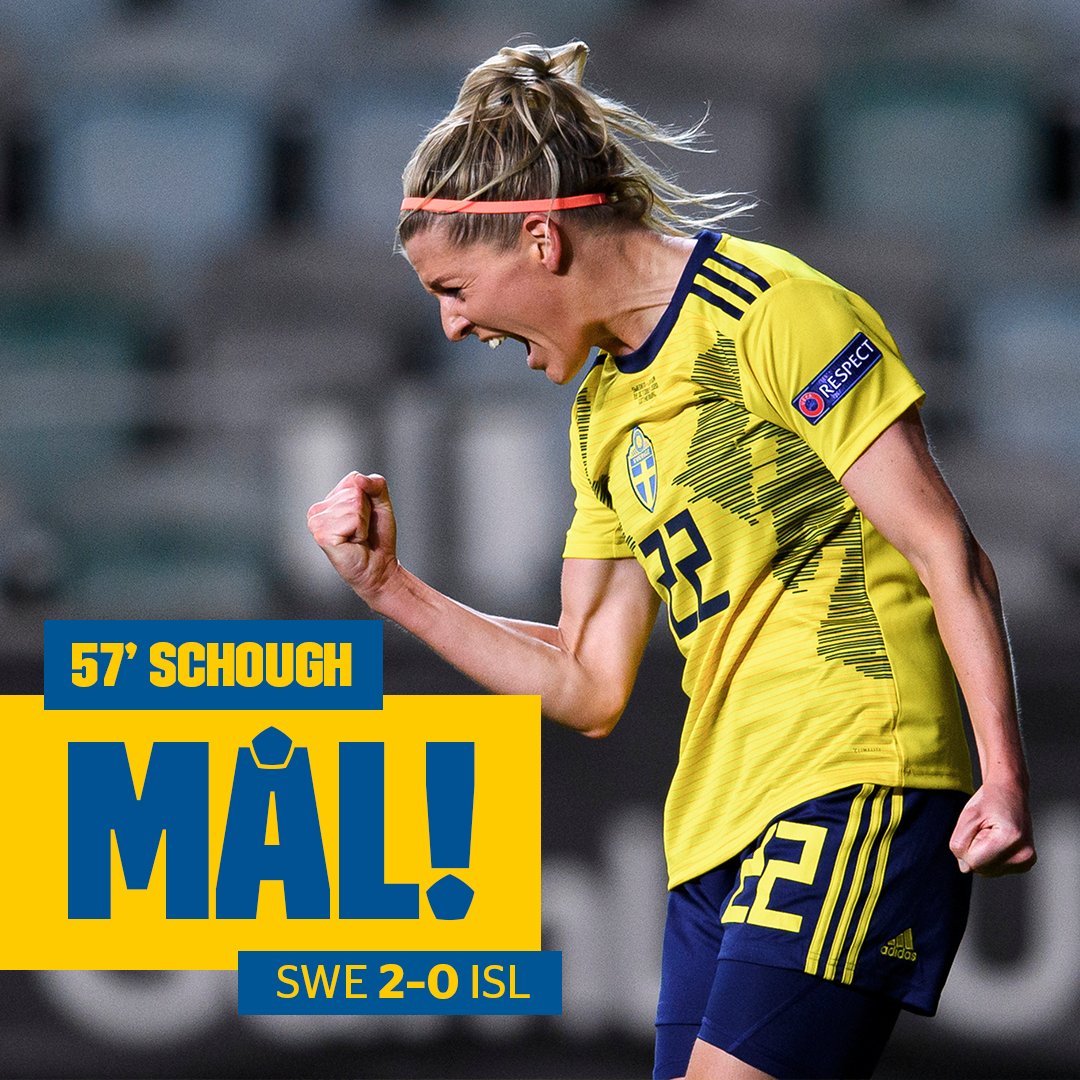 svenskfotboll's tweet photo. 57' VILKET MÅL!!!!
OLIVIA SCHOUGH 🚀
🇸🇪 2-0 🇮🇸 | #SWEICE https://t.co/3lkLBIz56y