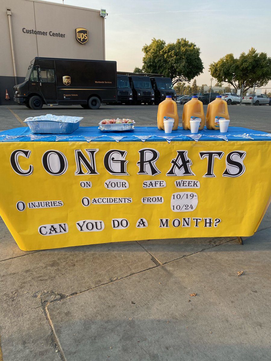 ups_bakersfield on Twitter "Safety is always worth celebrating