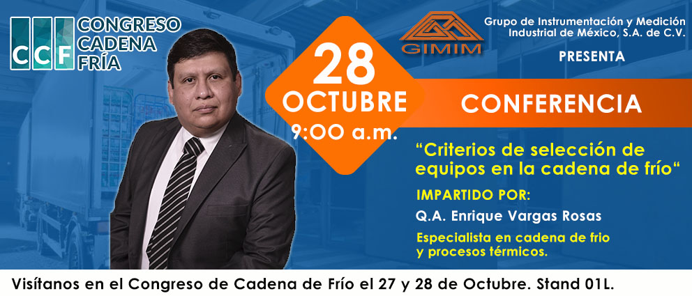 Testo_Mexico's tweet photo. #GIMIM te invita a la conferencia "Criterios para la selección de equipos en #cadenadefrio" en el CONGRESO CADENA FRÍA el 28 de octubre a las 9:00 am
Regístrate en https://t.co/FZWUggt7Um https://t.co/uAH6NCprfd