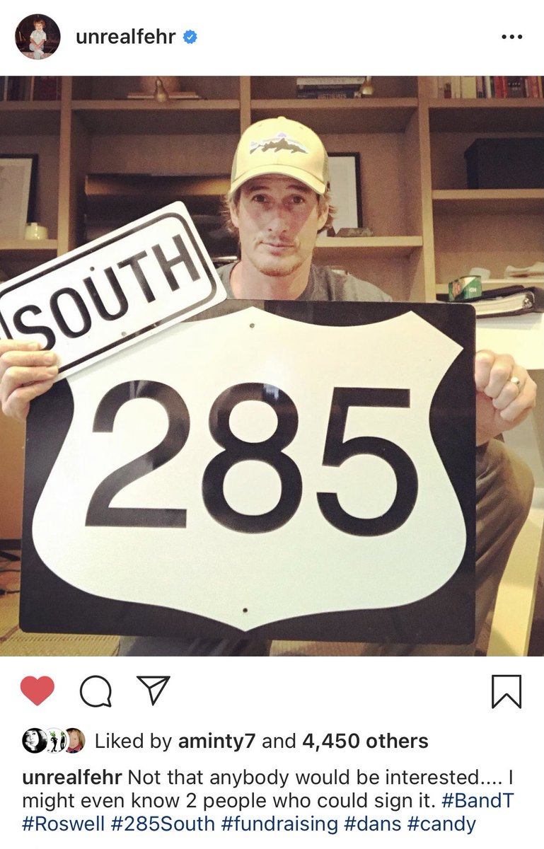 miireyaa's tweet photo. Who wants to win a signed 285 South sign?! 👽
Here's the deal: for every $5 you send through PAYPAL to baronDANStoluca@gmail.com as money sent to (FRIENDS AND FAMILY) you will get your name entered into the raffle! #Roswell #MichaelGuerin #MariaDeluca https://t.co/FEXwijOuhD