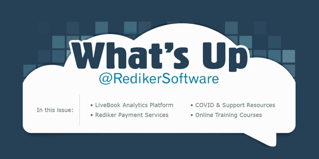 RedikerSoftware's tweet photo. Take a look at What's Up @RedikerSoftware in this month's e-newsletter, including our new โจ LiveBook #Analytics Platform for #AdminPlus users: https://t.co/WfbesCBHfz https://t.co/oXIVJw8PMm