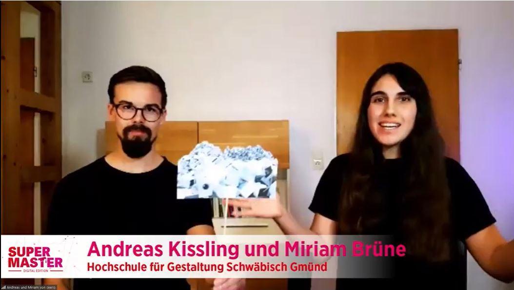 bdvb_ev's tweet image. Herzlichen Glückwunsch🎉❗ Mit ihrer Masterarbeit über ein nachhaltiges Startup haben Miriam Brüne &amp;amp; Andreas Kissling von der Hochschule für @_gestaltung den #Supermaster 2020 redlich verdient. Ein herzliches Dankeschön an alle Teilnehmer, Jurymitglieder &amp;amp; Veranstaltungspartner!
