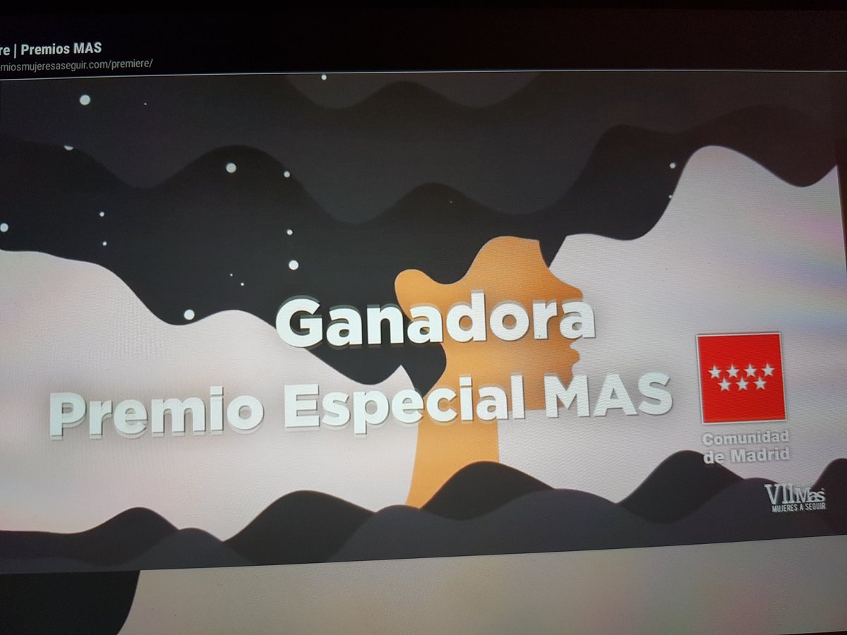 CyM_tw's tweet photo. #clasicasymodernas 🍾🥂 Anna Caballe agradece a @MujeresaSeguir el #PremioMAS Comunidad que hemos recibido por la labor que desarrollamos en el campo de la #cultura y la #igualdad. ¡Enhorabuena compañeras! 😊 https://t.co/pbbMEoSIOd