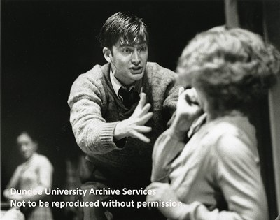 tom (1996) when he was 24 in the play the glass menagerie