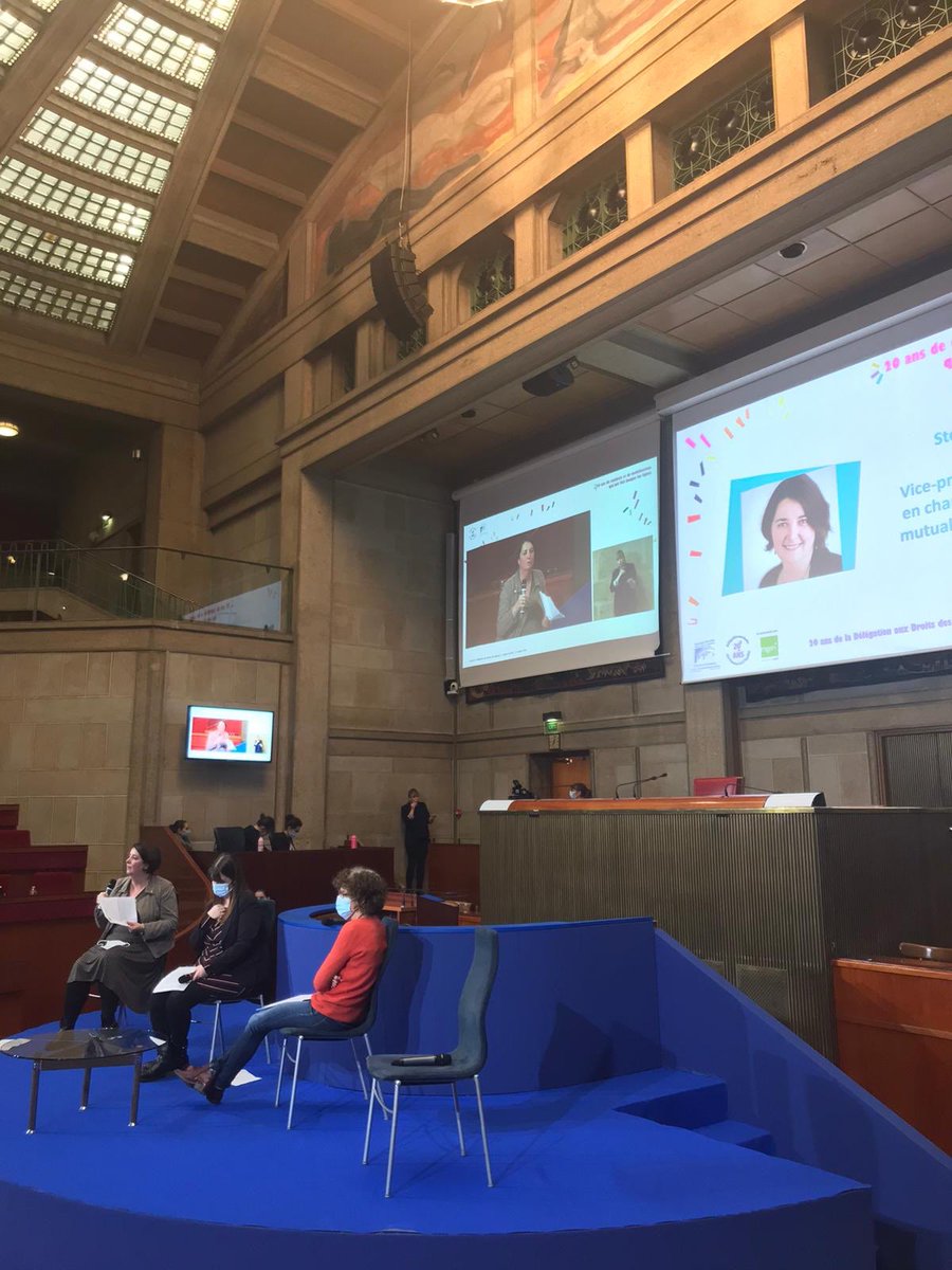 StfanyRoger's tweet photo. 20 ans de la délégation des droits des femmes et à l’égalité @lecese , intervention @groupe_mgen sur la santé des femmes, les combats d’hier restent ceux d’aujourd’hui, nous devons lutter contre les stéréotypes de genre dans l’approche de la santé des femmes. https://t.co/kggAxiAa6L