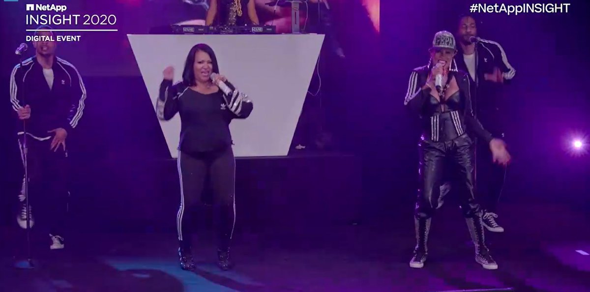 NetAppIT's tweet photo. SHOOP! @TheSaltNPepa at #NetAppINSIGHT 🙌 https://t.co/w3tJ5ymqKk