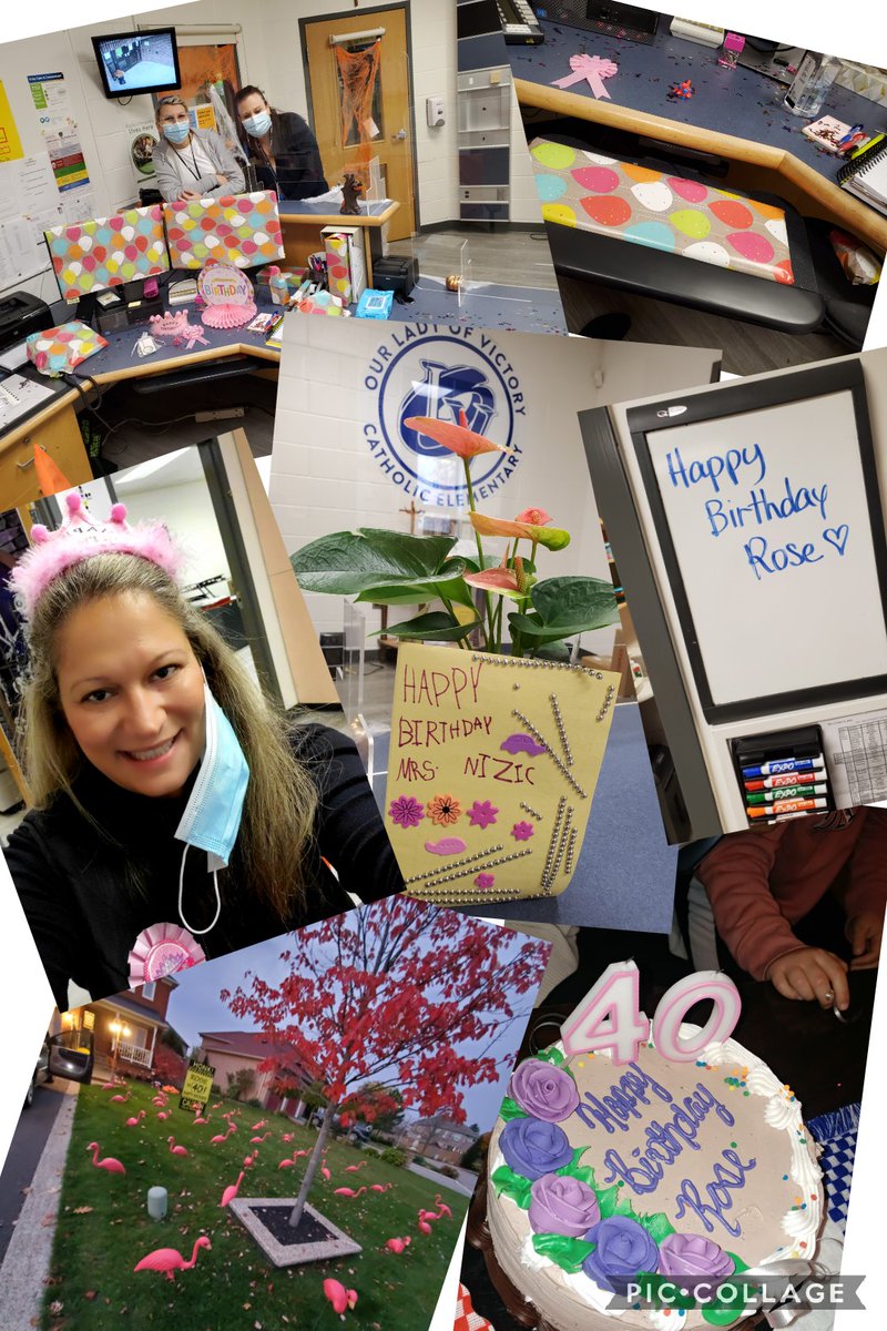 Feeling the love today!! ❤ Thank you to <a href="/OLVMWolverines/">Our Lady of Victory</a> for making this day so special! <a href="/Ms_Peric/">Victoria Bukvic</a> and Mme Moreau...Thank you for the best gifts a Secretary could ask for! 🤣😘 🙄 Thank you Room 13 for the super fun birthday polka dance! 💃🎶 
Very grateful 🙏 ❤