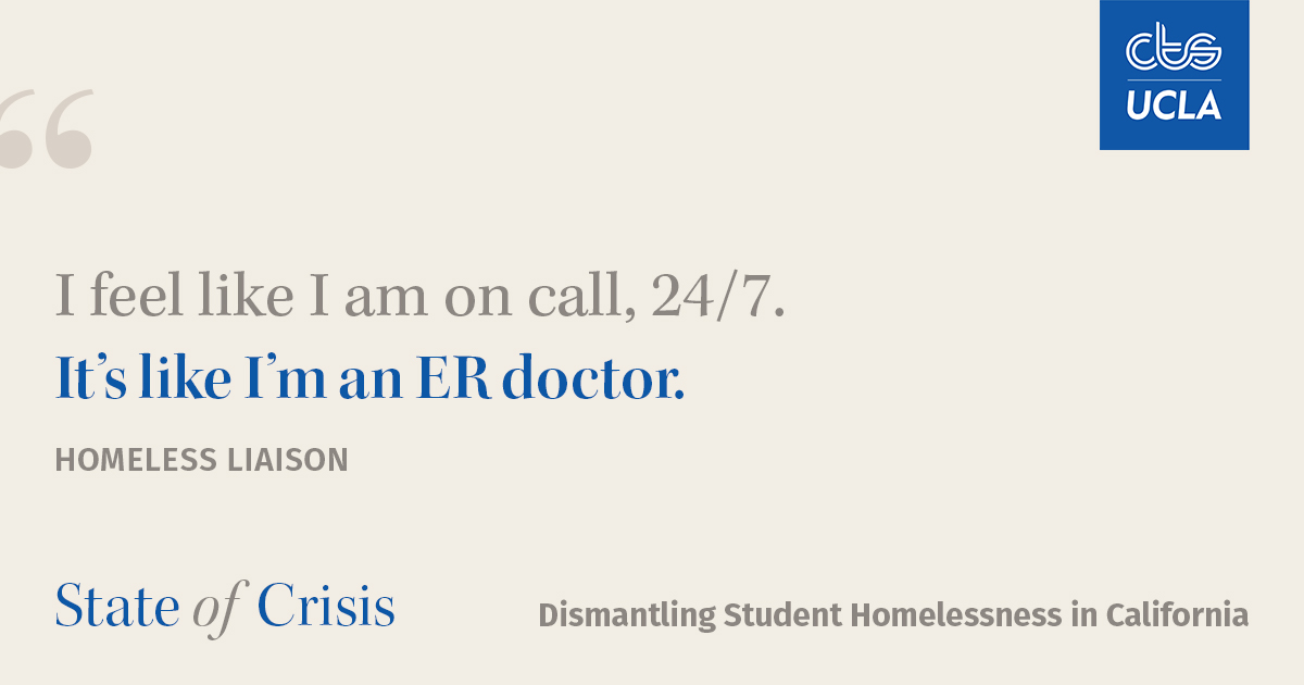 ctschoolsucla's tweet photo. Did you know that 92% of homeless liaisons spend less than 25% of their time carrying out their duties? We need more time and resources allocated to these roles so that liaisons can more effectively perform in their jobs. 🔗 in bio to learn more! #stateofcrisis #homelessness https://t.co/YQZQMVkRKN