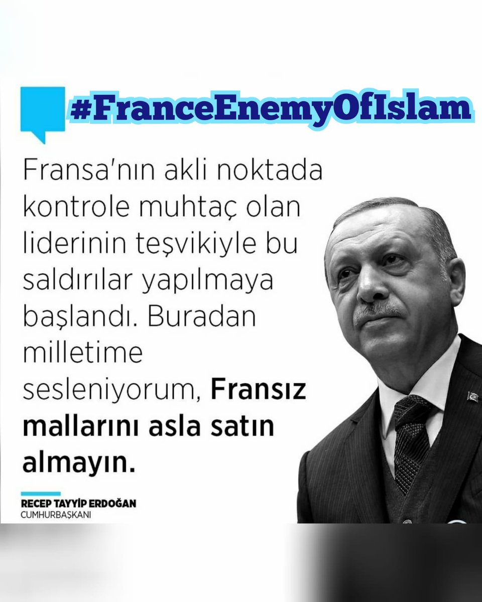 #FranceEnemyOfİslam