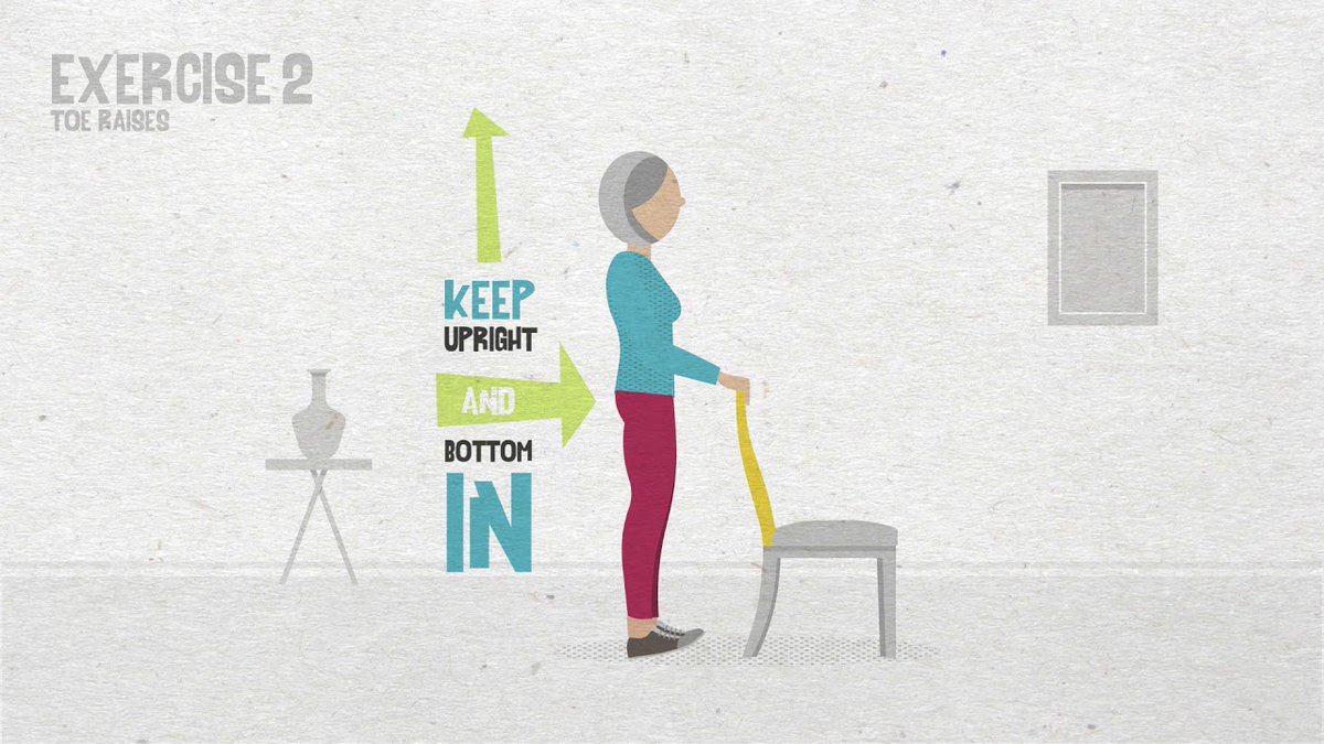 Falls are not an inevitable part of ageing. Strength and balance exercises can protect against falls. 
Here are six simple exercises used by physiotherapists to keep muscles strong and keep us mobile and independent as we age. 
▶️ ow.ly/Jwdw50C3c7O