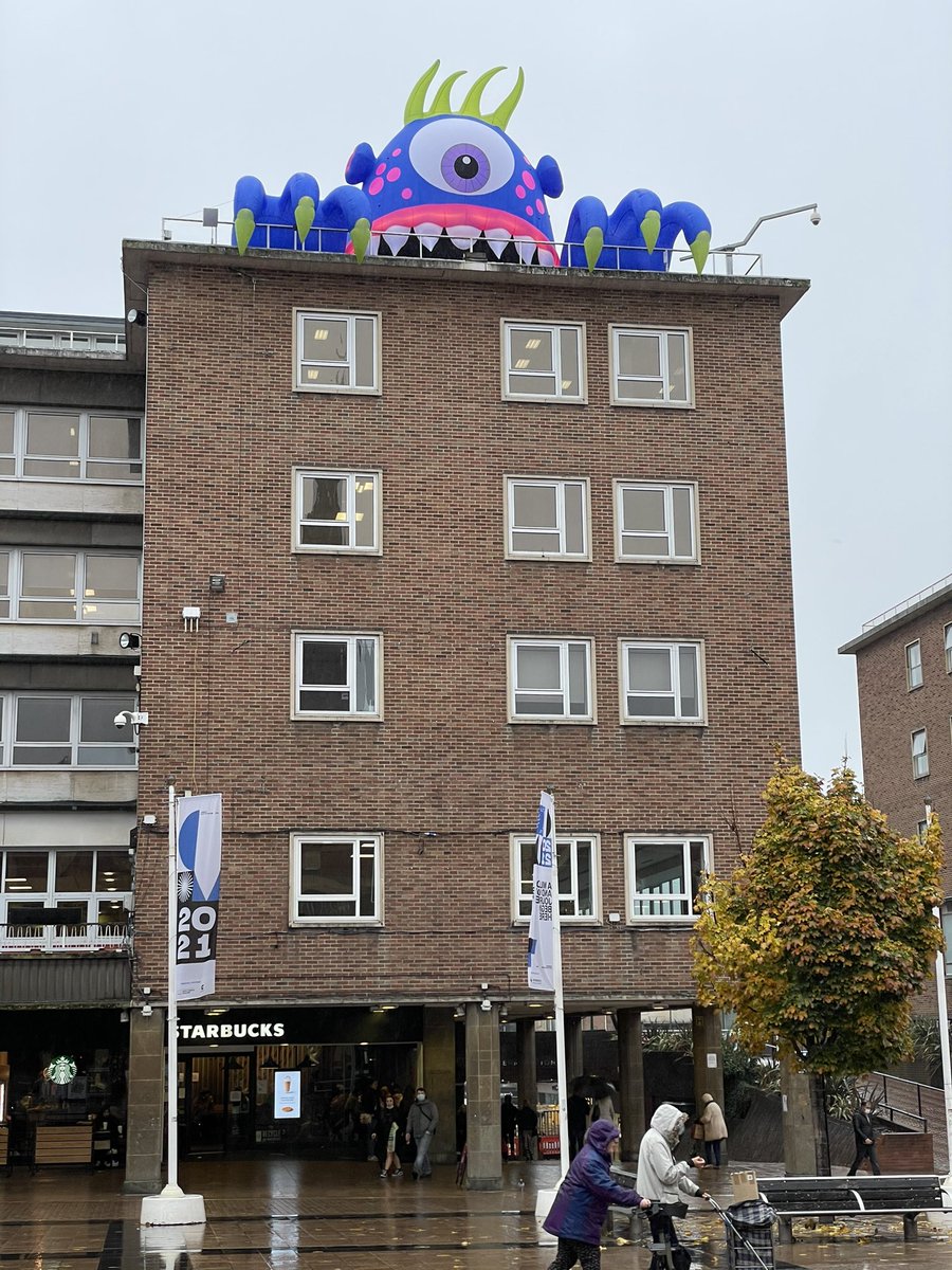 grahamtait's tweet photo. More #Covmonsters!👹👾 #filthyluker @visit_coventry @coventrycc @CovCityCentre #RediscoverYourCoventry #CoventryMoves https://t.co/GVBXGyn7Df