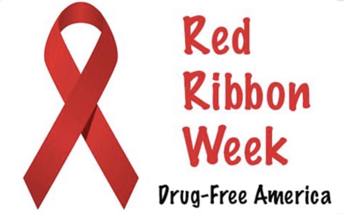 It’s Red Ribbon Week!  Don’t forget to wear red tomorrow, Wednesday, October 28th.  #HazletProud