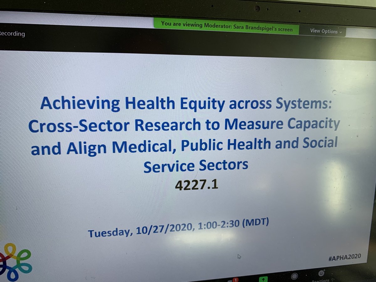 Come join a great session of just stating now! #APHA2020
