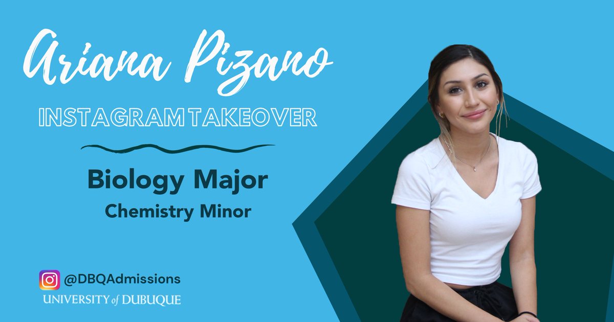 DBQAdmissions's tweet photo. #FutureSpartans, tune in tomorrow, October 28, as Ariana Pizano takes over the #UDubuque Office of Admission Instagram. She will unfold the wonders of being a Spartan, share her involvement in various organizations, and discuss work-study.
#IGTakeoverUD #IGTakeover https://t.co/uCy1sRXLMB