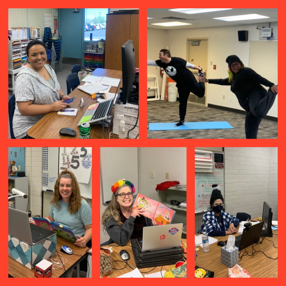 FerronFalcons's tweet photo. Nothing stops our staff from delivering the very best instruction...not even distance learning! #ferronisflying #ccsdachieves #1forkids #teamworkmakesthedreamwork #distanceeducation #2020education #makingitworkforthekids https://t.co/qYgVmJ7Xzp