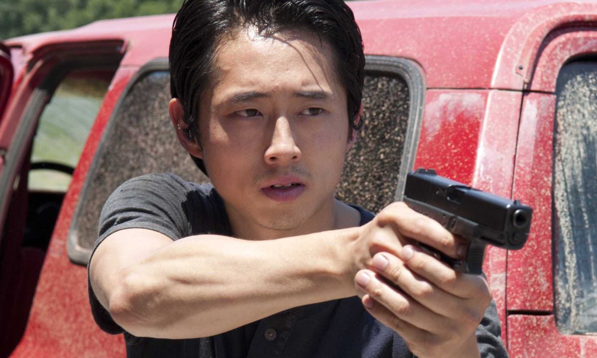 Steven Yeun as Glenn RheeThe definition of a good man. Ferociously friendly and determined to make everyone feel loved & welcome. A boy molded into a man. Ultra reliable and always willing to charge into action. A gentle soul not corrupted by the world. This is Glenn Rhee.