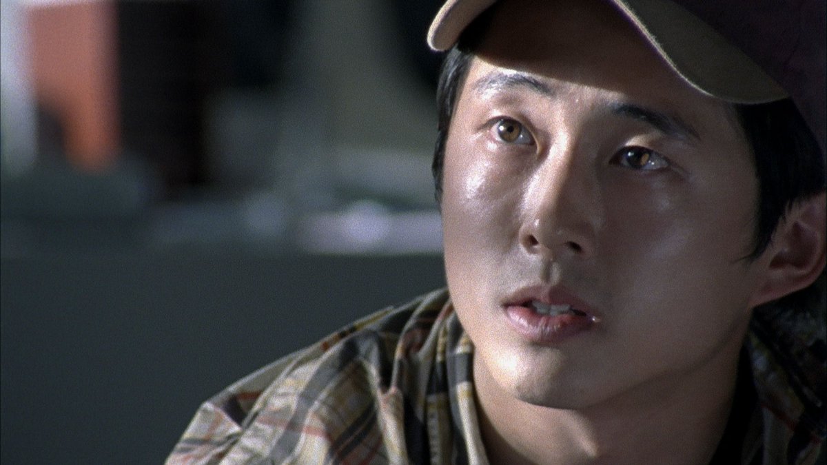 Steven Yeun as Glenn RheeThe definition of a good man. Ferociously friendly and determined to make everyone feel loved & welcome. A boy molded into a man. Ultra reliable and always willing to charge into action. A gentle soul not corrupted by the world. This is Glenn Rhee.