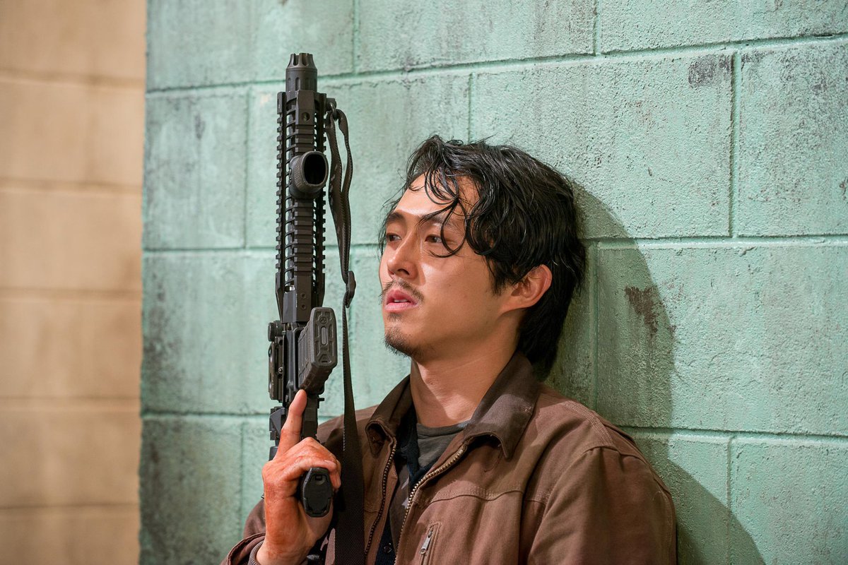 Steven Yeun as Glenn RheeThe definition of a good man. Ferociously friendly and determined to make everyone feel loved & welcome. A boy molded into a man. Ultra reliable and always willing to charge into action. A gentle soul not corrupted by the world. This is Glenn Rhee.