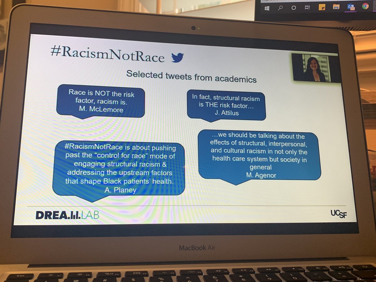 #RacismNotRace is the factor that better explains existing racial/ethnic inequities. cc: @slingomez @mclemoremr @jonasattilus @Arrianna_Planey @MadinaAgenor