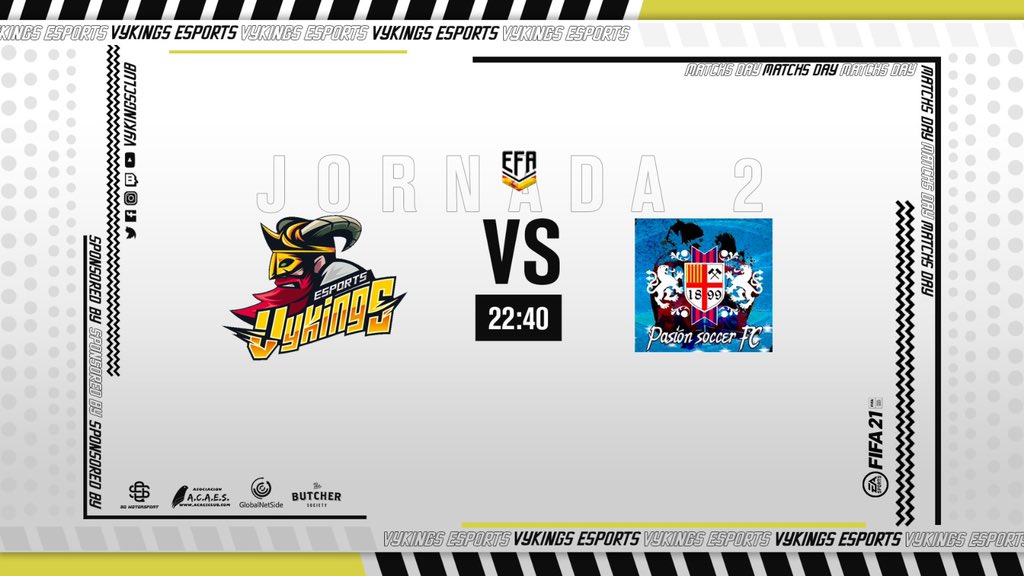 ❗️Buenas noches vykings❗️

Esta noche tenemos partido de #FIFA21 , en el partido de ayer nos fue muy bien, conseguiremos aguantar hoy esa racha ganadora🔥⁉️

🆚<a href="/PASIONSOCCERFC/">AGENTE LIBRE</a> 
⏲22:40
🏆<a href="/EfaEspana/">🇪🇸EFA ESPAÑA🇪🇸</a> 
🎥 twitch.tv/vykingsclubes

#govykings