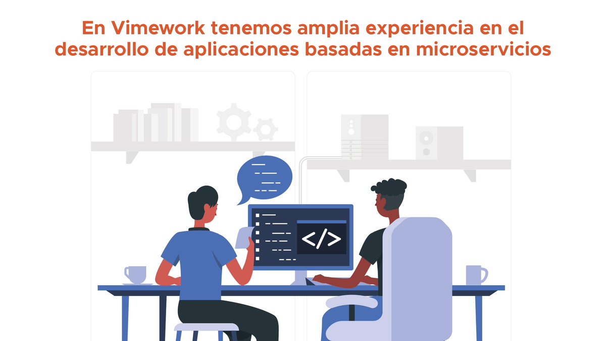 vimeworks's tweet photo. Tenemos amplia experiencia en el desarrollo de aplicaciones basadas en microservicios #ecuadortech #nodeJS #html5 #java #solucionestecnologicas #desarrolladores #devs #database #desarrollo #vimeworks #devops https://t.co/Wf1E2QOzSj