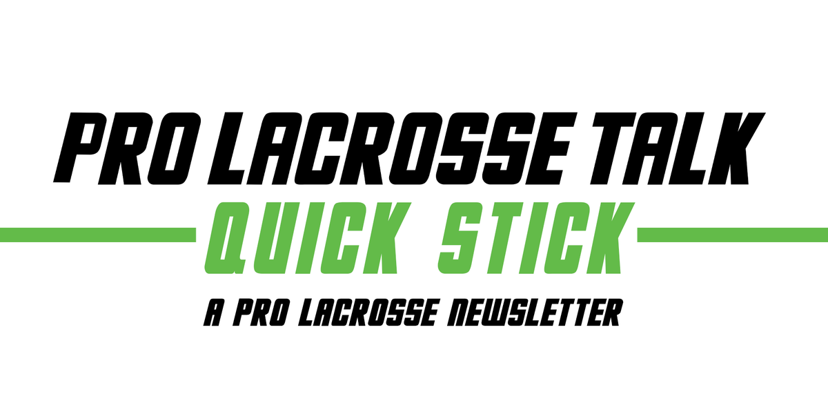 ProLacrosseTalk's tweet photo. Today, #ProLacrosseTalk is launching the #QuickStick newsletter! Each week we'll be bringing you all the latest pro lacrosse news, interviews and highlights from the week straight to your inbox.
Subscribe here: https://t.co/cmI6Tdf1eZ https://t.co/3fbCWg1hiQ