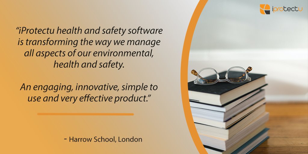 iProtectUGlobal's tweet photo. We are delighted to be working with Harrow School in London who are using our Health and Safety software. Providing a safe school environment has never been more important than it is now. #covid19 #healthandsafetysoftware #compliance #returntoschool https://t.co/XggHV4yQ7w