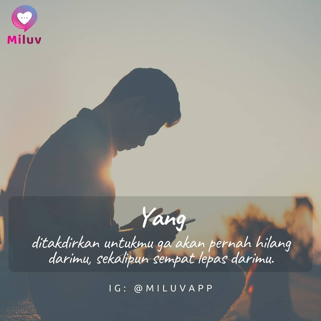 miluvapp's tweet photo. Takdir menjawab semuanya..
.
#satukancinta #sayang #cinta #baper #jodoh #menarik #menikah #miluv #heartenly #pria #jatuhcinta #wanita #quotescinta #setia #pasangan #bandung #jakarta #birojodoh https://t.co/CErc69119W https://t.co/vVm5jq20hB