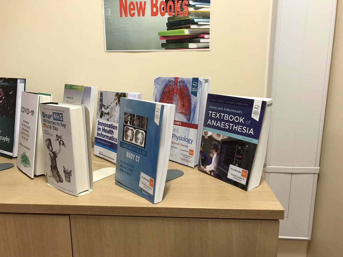ABUHBlibraries's tweet photo. New books this week at the #RoyalGwent Hospital Library! #Reading #MedicalEducation #Studying https://t.co/IURIYoXzth