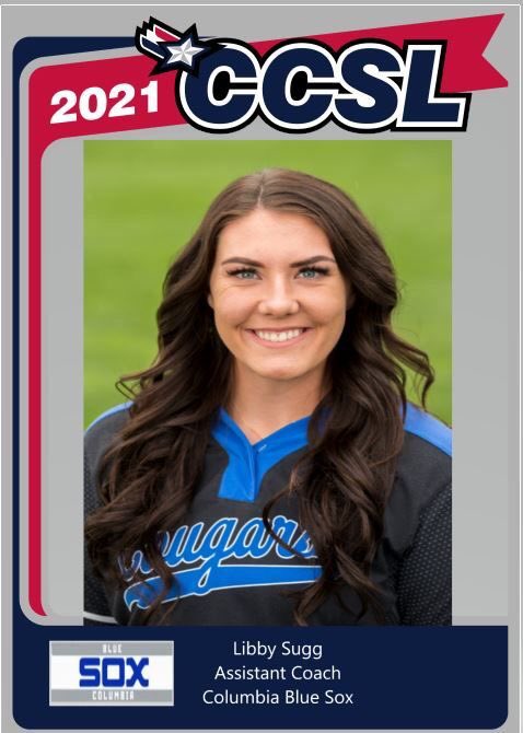 Stoked to welcome former <a href="/byusoftball/">BYU Softball</a> standout and <a href="/NFCAorg/">National Fastpitch Coaches Association</a> All-American <a href="/libby_sugg/">Libby Sugg</a> as the assistant coach for <a href="/softballccsl/">Carolina Collegiate Softball League</a>’s Columbia Blue Sox.  Let’s do this! 
#NPMGMT #NPM #NPMSports #EnvisionPlanExecute #GoCougs #BYUSoftball #softball