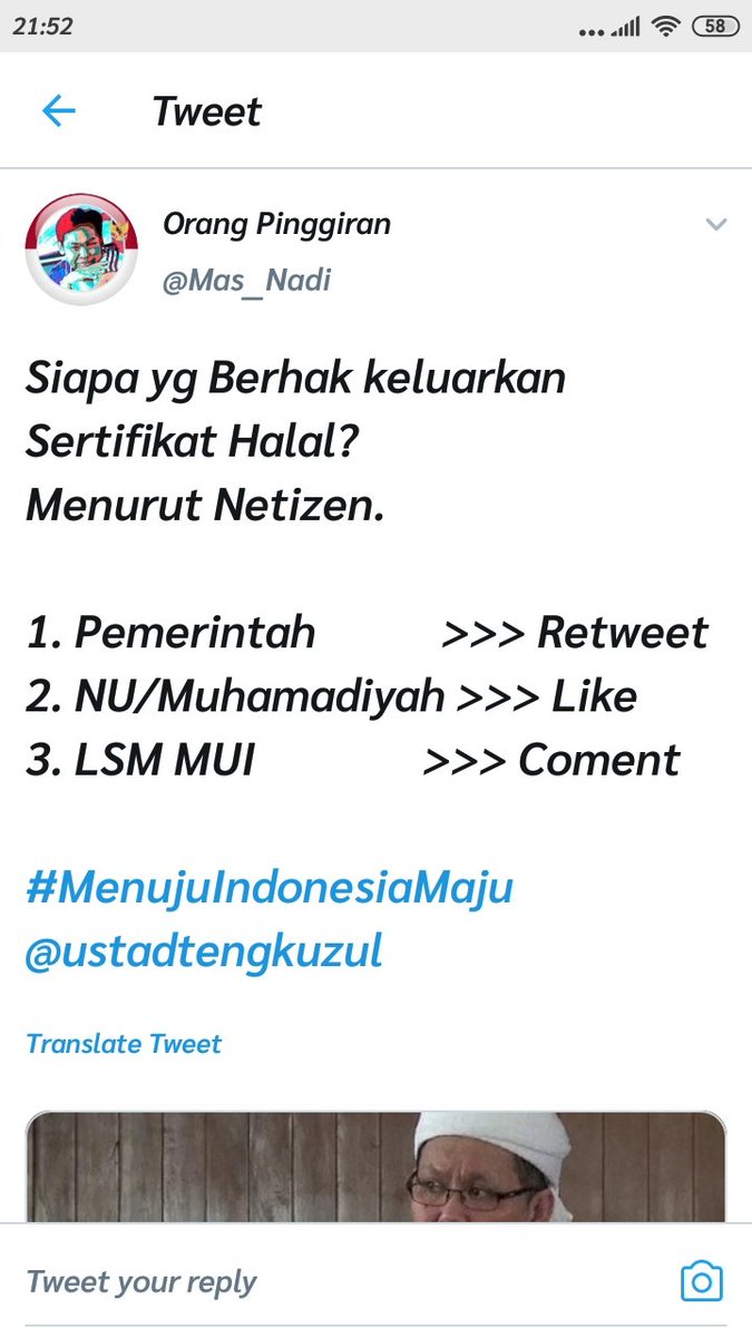 KOMPI_9's tweet photo. @Mas__Nadi @ustadtengkuzul Sejak kapan MUI jd LSM anda muslim bukan , 80% saham terbesar itu kaum muslim karena mayoritas , https://t.co/fAZtcx7nHP
