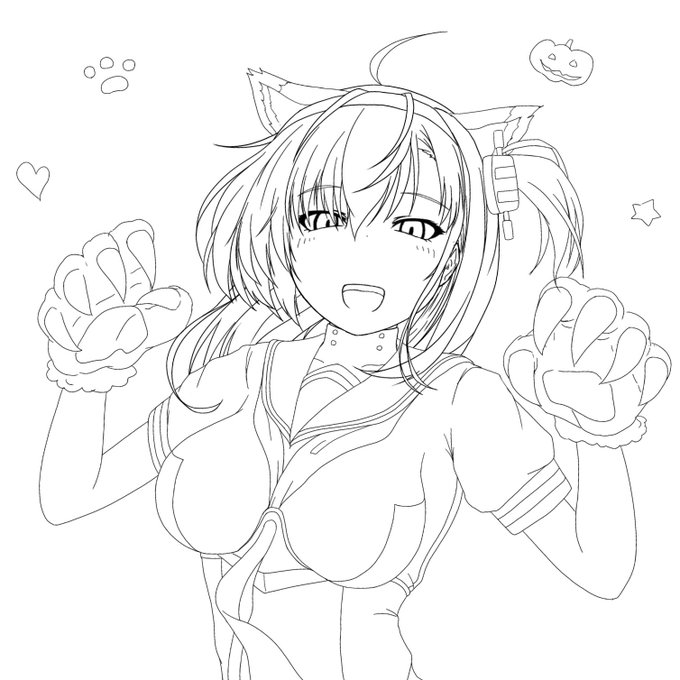 ハロウィーンだよ
(なおハロウィン未経験)

https://t.co/vtpM0zPOiD

#艦これ
#涼月 