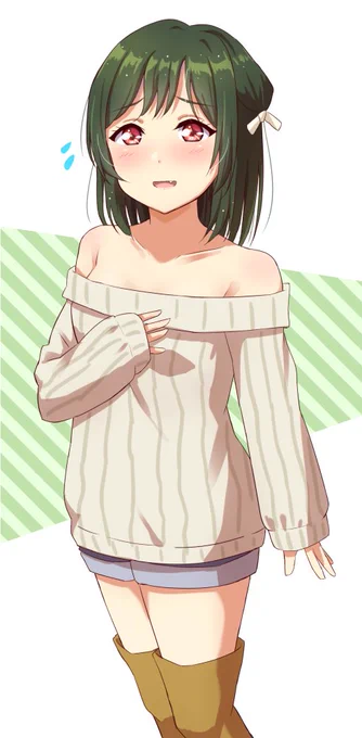 栞子「にっ、似合ってますか?」 