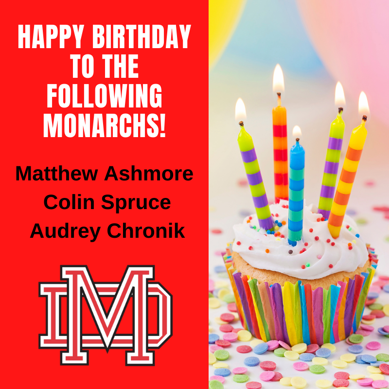 mdhsASB's tweet photo. Wishing these Monarchs a wonderful day. HAPPY BIRTHDAY! #MDASB #HonorGloryLove #TogetherWeAreMDUnited https://t.co/EmTfuYU82i
