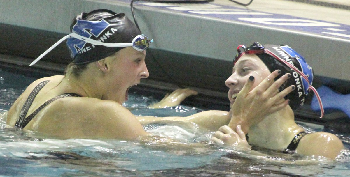 EricKraushar's tweet photo. WAS IT WORTH IT? DEFINITELY!
Future collegiate swimmers Abby Kapeller of @tonkagirlsswim and Sophie Macy of @ChanGSwimDive looked at the 2020 season as one of enjoyment with teammates, a year of mental growth. One they wouldn't have traded away
https://t.co/9EqvZTYM69 https://t.co/QNmQ8USto7