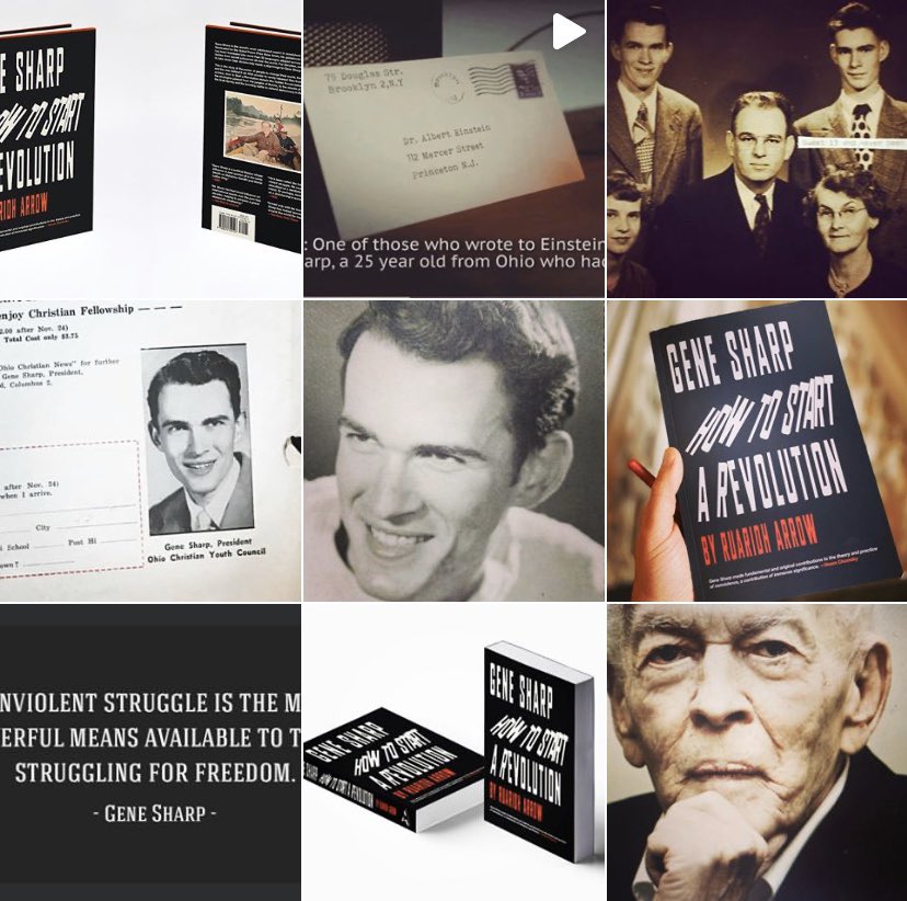 For book updates and pictures from How to Start a Revolution, the biography of Gene Sharp, we now have an instagram <a href="/GeneSharpBook/">Gene Sharp biography</a> #nonviolence #anticoup #Belarus